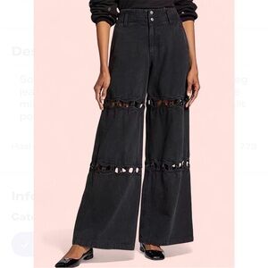 Sea New York Luz High Waisted Cut Out Jeans- size 8